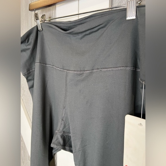 159. NWT Leggings Depot Yoga Pants Capris Charcoal Gray 3X - Picture 4 of 5